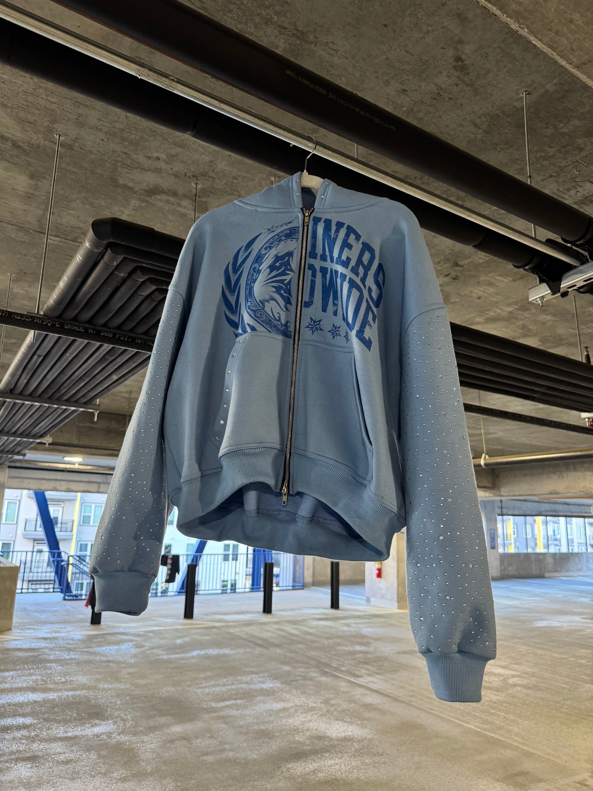 "AZURE" STARDUST ZIP